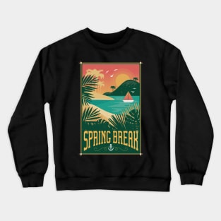 Vintage Spring Break Crewneck Sweatshirt